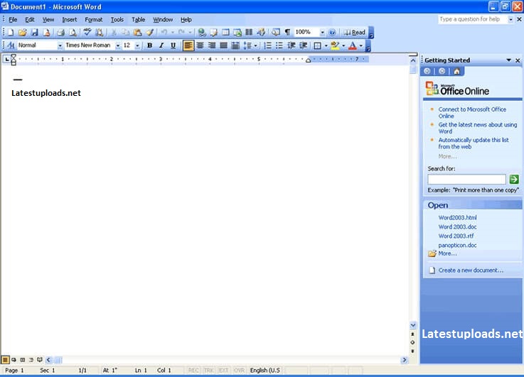 how to get microsoft office word 2003 for free